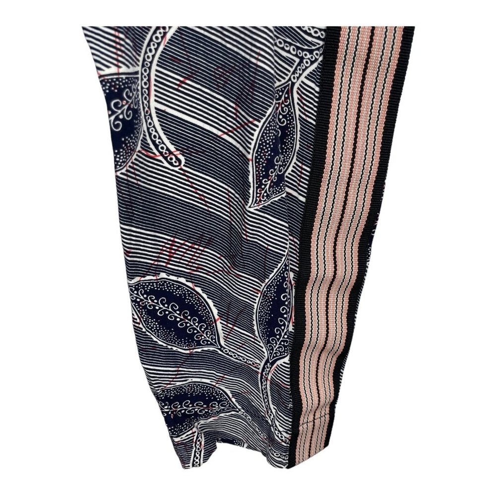 Anthro Abstract Pattern Jogger Side Stripe Size L - image 3